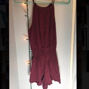 Maroon Romper